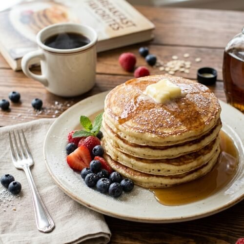 Fluffy Buttermilk Pancakes from Scratch