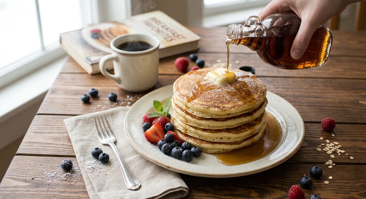 Fluffy Buttermilk Pancakes from Scratch