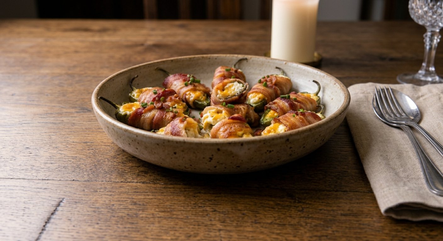 Easy Bacon Wrapped Jalapeno Poppers