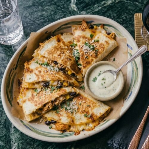 Cheesy Chicken Quesadillas