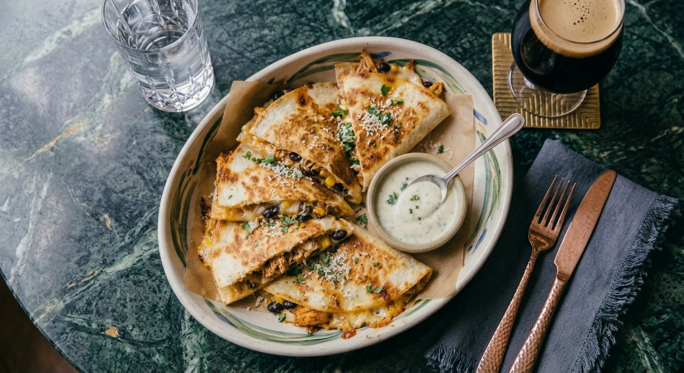 Cheesy Chicken Quesadillas