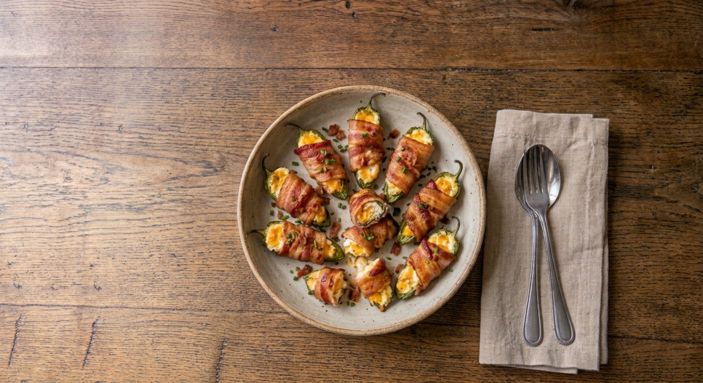 Easy Bacon Wrapped Jalapeno Poppers